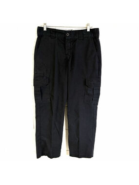 Dickies Cargo Pants Men’s 32x30 Black Straight Relaxed Utility Workwear Uniform